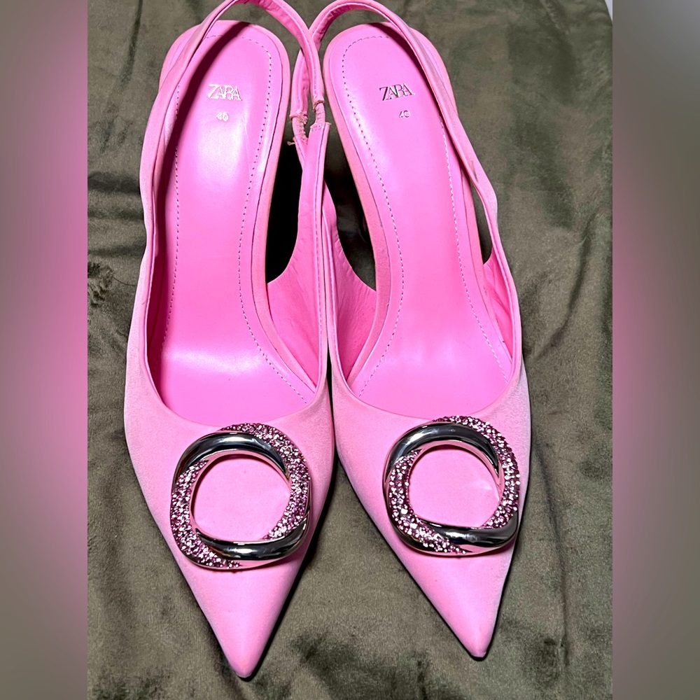 Zara heels worn once size 40